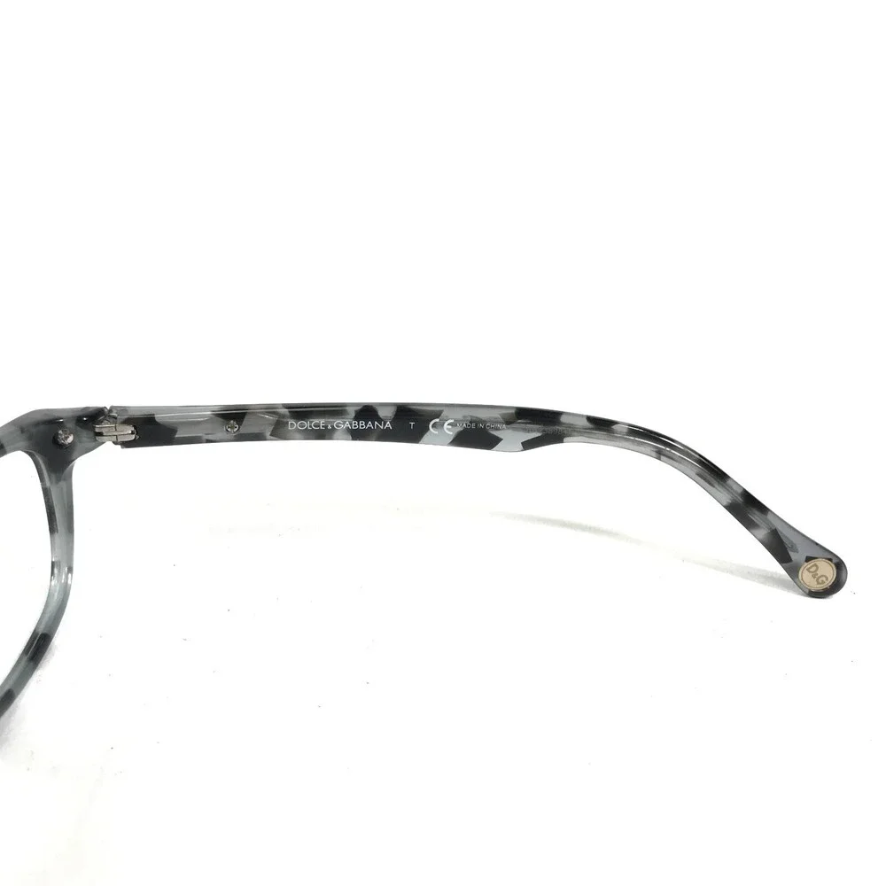 Dolce & Gabbana Eyeglasses Frames DD1218 1779 Black Grey Tortoise 49-17-135